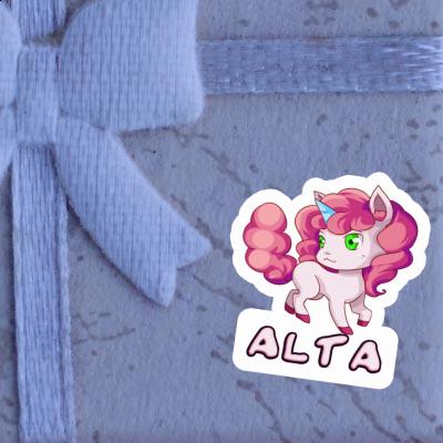 Aufkleber Alta Einhorn Notebook Aufkleber Alta Einhorn Notebook Image