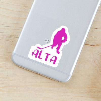 Autocollant Joueuse de hockey Alta Notebook Autocollant Joueuse de hockey Alta Gift package Image