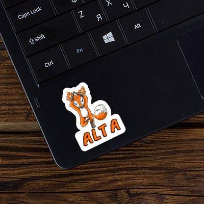 Yoga Fuchs Aufkleber Alta Yoga Fuchs Aufkleber Alta Image