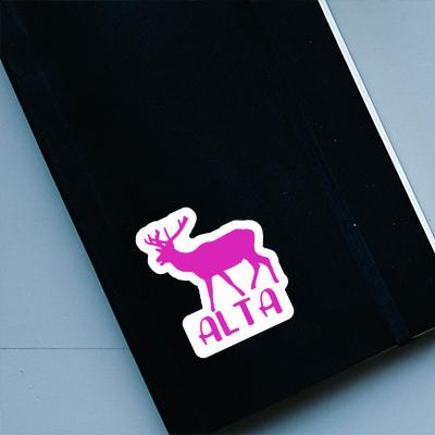Alta Sticker Deer Laptop Image