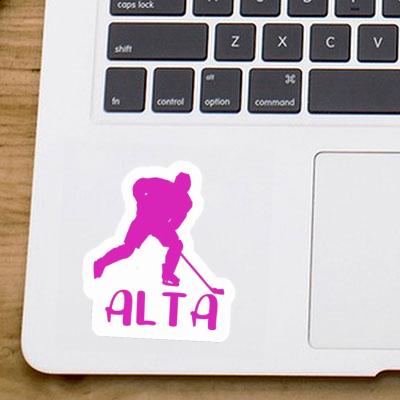 Autocollant Joueuse de hockey Alta Notebook Autocollant Joueuse de hockey Alta Gift package Image