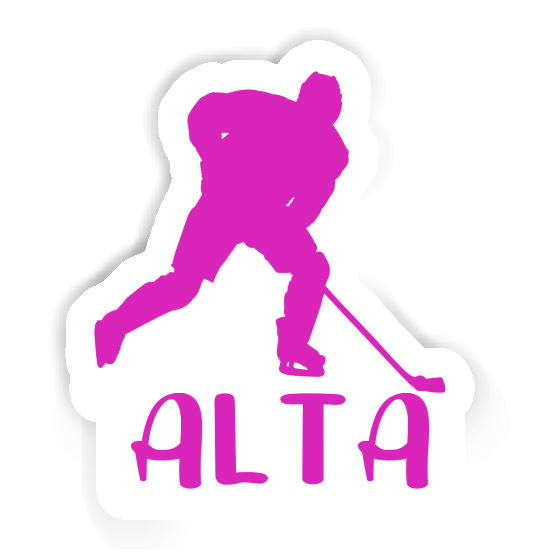 Sticker Hockey Player Alta Notebook Sticker Hockey Player Alta Gift package Image