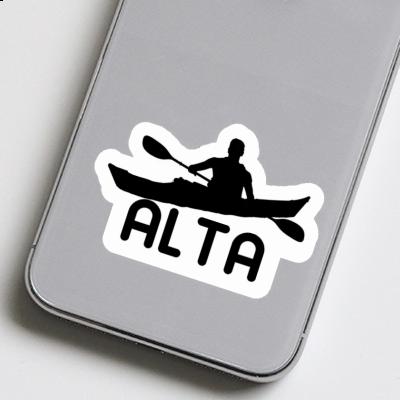 Kayaker Sticker Alta Laptop Image