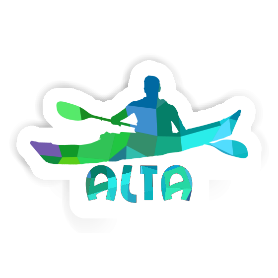 Sticker Alta Kayaker Notebook Image