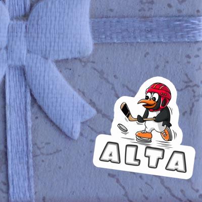 Eishockey-Pinguin Aufkleber Alta Eishockey-Pinguin Aufkleber Alta Image