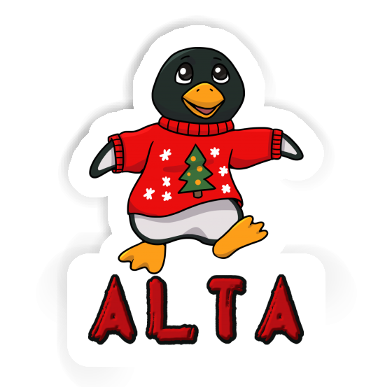Autocollant Pingouin de Noël Alta Image