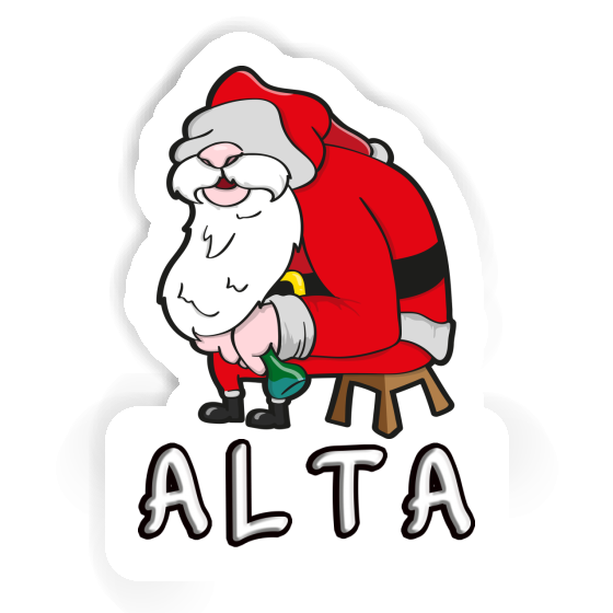 Sticker Alta Weihnachtsmann Gift package Image