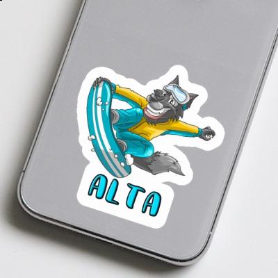 Autocollant Alta Snowboardeur Laptop Autocollant Alta Snowboardeur Laptop Image