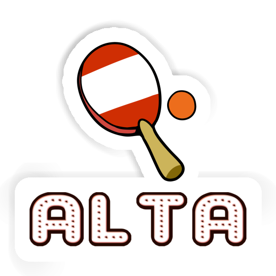 Autocollant Alta Raquette de ping-pong Notebook Autocollant Alta Raquette de ping-pong Notebook Image