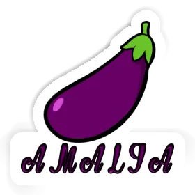 Sticker Amalia Aubergine Image