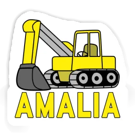 Sticker Excavator Amalia Image