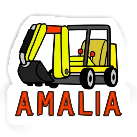 Sticker Amalia Mini-Excavator Image