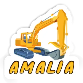 Sticker Excavator Amalia Image