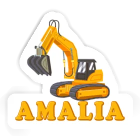 Sticker Amalia Excavator Image