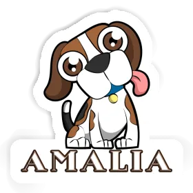 Beagle Autocollant Amalia Image