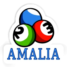 Sticker Amalia Billardkugel Image