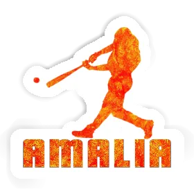 Autocollant Joueur de baseball Amalia Image