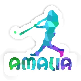 Joueur de baseball Autocollant Amalia Image