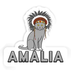 Sticker Indian Cat Amalia Image