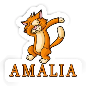 Amalia Sticker Dabbing Cat Image