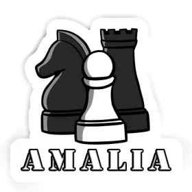 Autocollant Amalia Pièce d'échec Image