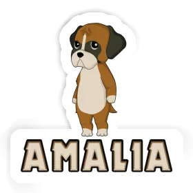 Autocollant German Boxer Amalia Image