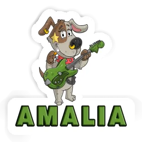 Sticker Guitarist Amalia Image