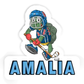 Sticker Ice-Hockey Player Amalia Image