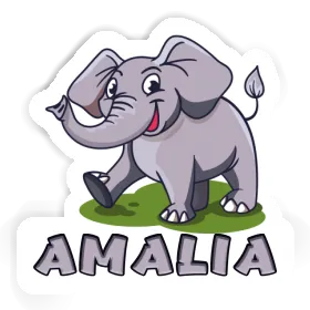 Sticker Amalia Elephant Image