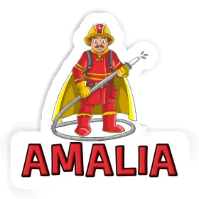 Amalia Sticker Firefighter Image