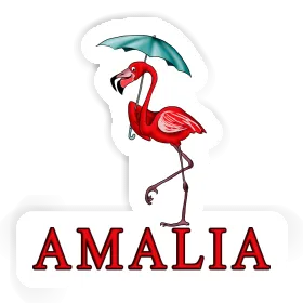 Aufkleber Flamingo Amalia Image