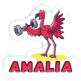 Weight Lifter Sticker Amalia Image