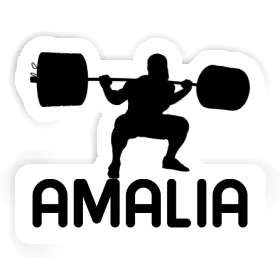 Sticker Amalia Weightlifter Image