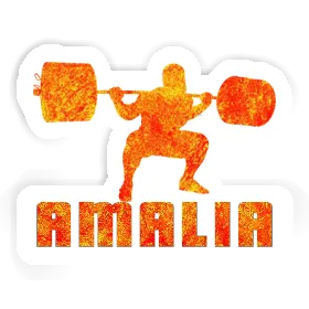 Weightlifter Sticker Amalia Image