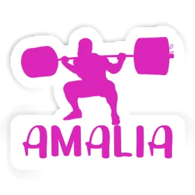 Sticker Weightlifter Amalia Image