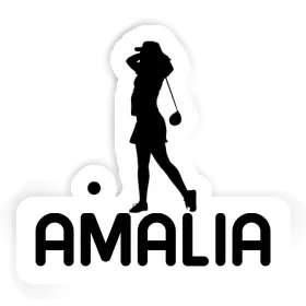 Sticker Golfer Amalia Image