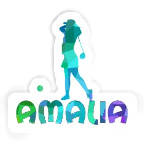 Amalia Sticker Golfer Image