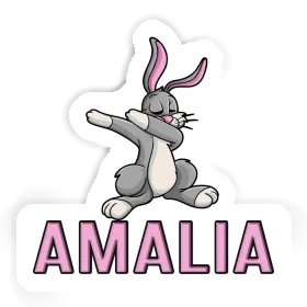 Dabbing Rabbit Sticker Amalia Image