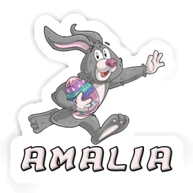 Amalia Sticker Rugby rabbit Image