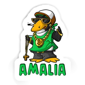 Hip-Hop Penguin Sticker Amalia Image