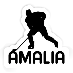 Hockey Player Sticker Amalia Image