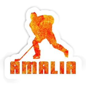 Sticker Hockey Player Amalia Image