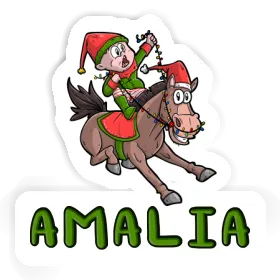 Christmas Horse Sticker Amalia Image