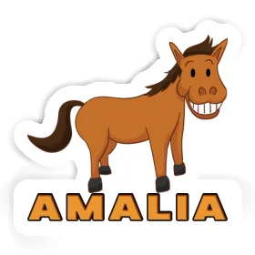 Amalia Sticker Grinning Horse Image