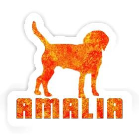 Amalia Autocollant Chien Image