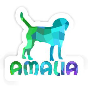 Amalia Autocollant Chien Image