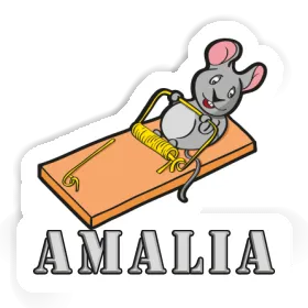 Sticker Fitness Mouse Amalia Image