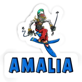 Sticker Freeride Skier Amalia Image