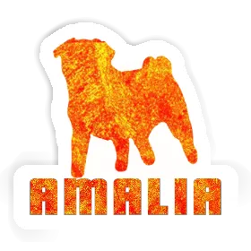 Mops Sticker Amalia Image