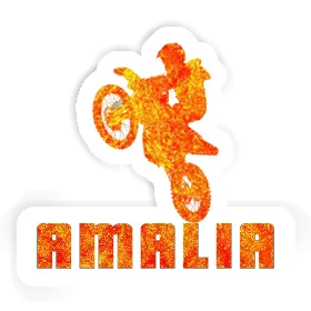 Motocross Rider Sticker Amalia Image